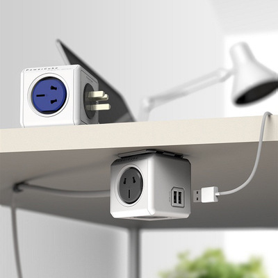 荷兰阿乐乐可PowerCube模方插座魔方插座USB 旅行居家办公创意