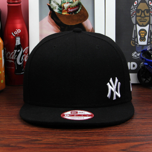 正品代购MLB纽约洋基棒球帽 男女NY户外遮阳嘻哈街头潮牌平沿帽子