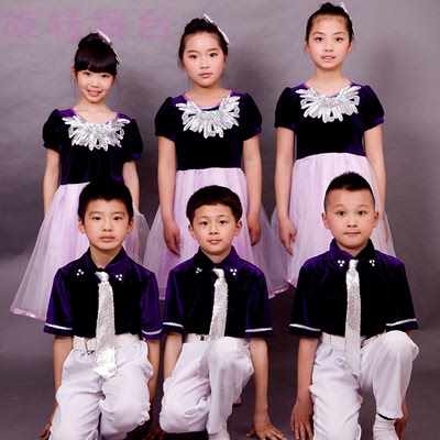 中小学生少儿合唱团朗诵演出服装男女童大合唱幼儿园中大童合唱服