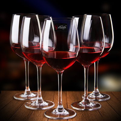 Bordeaux系列6只装无铅水晶高脚杯红酒杯葡萄酒杯水晶酒杯