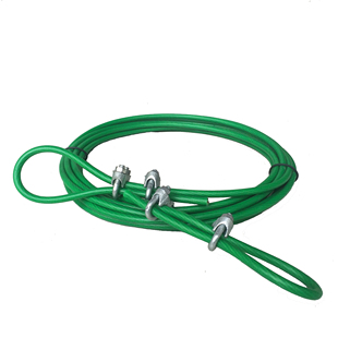 晾衣绳 晾衣服钢丝绳 家用晒被子 窗帘绳5mm10米送4个专用扣防锈