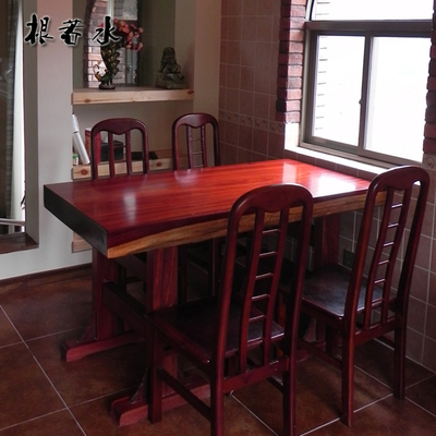 非洲红花梨大板桌面实木原木红木板材茶桌茶几家具特价现货大班台