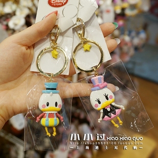 上海迪士尼代购 马戏团系列 黛西彩色q版挂件 钥匙圈 配色超美