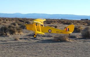 Tiger Moth 虎蛾1.27米双翼 航模固定翼特技仿真二战电动遥控飞机