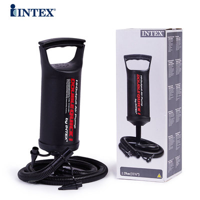 美国INTEX原装手动充气泵水池省力打气筒气垫床游泳圈吹气泵手泵