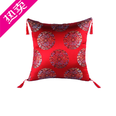 中式古典红木沙发靠垫抱枕明清实木靠背腰枕定做靠垫靠枕可拆洗