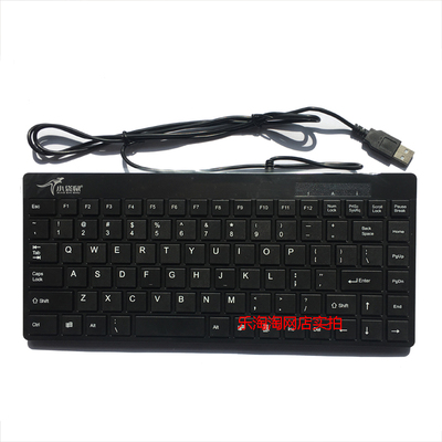 小袋鼠DS-9818 笔记本键盘 迷你 便携 USB小键盘工控巧克力键送膜