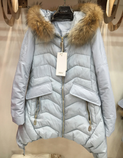 女款2015新款棉服 冬装雅洛菲8608加厚连帽羽绒棉中长款韩版外套