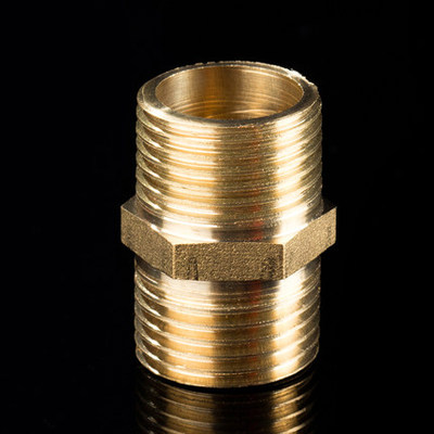 批发铜对丝4分外丝直接2分异径对丝6分对接双外丝直接/铜内接优质