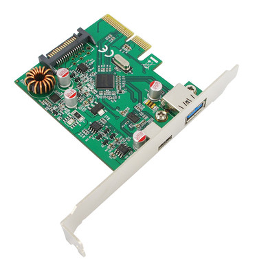 西霸PCI-E 4X转Type-C USB3.1扩展卡 台式机PCI-E转USB3.1转接卡