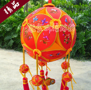 广西靖西旧州纯手工大型绣球开业庆典收藏纪念精品50CM带小球
