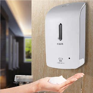 瑞沃新款酒店皂液器 感应自动洗手液机家用壁挂厨房给皂器卫生间