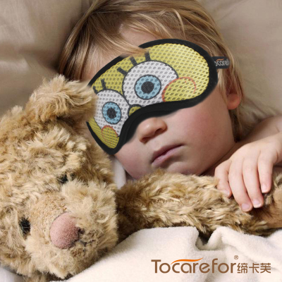 缔卡芙1-14岁通用儿童眼罩卡通睡眠遮光透气睡觉纯棉午休护眼罩