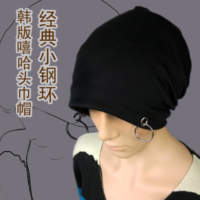 秋冬季2015男士嘻哈帽子 潮人韩版时尚头巾帽 休闲街舞包头帽新款
