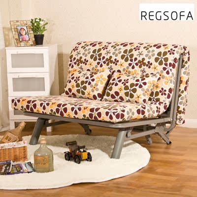 实体店小户型1/1.1/1.2米沙发床 折叠小沙发床简易布艺多功能沙发