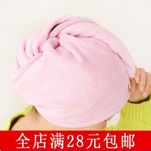 100%复合纤维超强吸水干发帽 韩国小商品可爱加大加厚干发毛巾