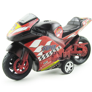 厂价直销 飞速动力大号惯性摩托车 盒装 儿童模型玩具车9.9包邮