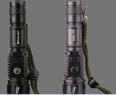 CREE-T6强光手电筒变焦远射CREE户外家用防身USB充电手电