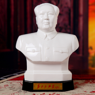 家居饰品创意摆设陶瓷 工艺新房装饰摆件 创意毛泽东主席 记念品
