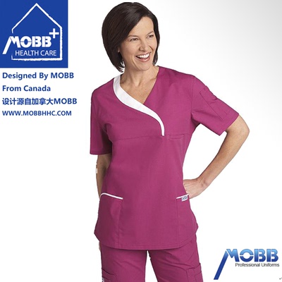 MOBB洗手衣分体套装短袖手术衣美容服牙科医生母婴护士服修身