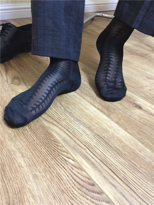 男人绅士正装时尚性感超薄款经典款丝袜