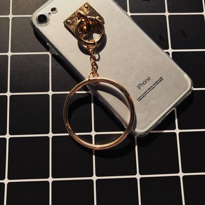 金属圈iPhone6/plus极简手机壳透明超薄硅胶苹果7/plus手机套