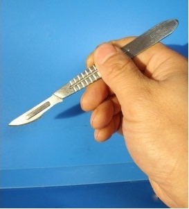 包邮不锈钢手术刀柄 手术刀片 兽用练习手术刀 手机贴膜 维修工具