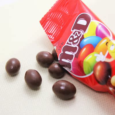 韩国进口牛奶巧克力豆M&MH花生果仁夹心巧克力休闲零食散装500g