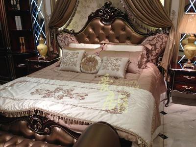 别墅样板间奢华高档床上用品十件套欧式法式样板房床品多件套装