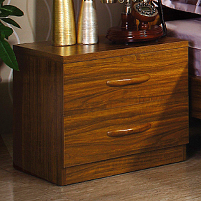 实木家具 现代中式卧室实木床头柜 乌金木色 特价床头柜 斗柜