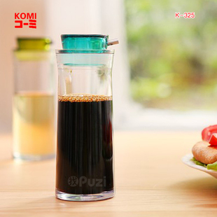 满6包邮 KOMI 可控简约调味瓶 防漏控油瓶金属 液体溶剂调味料瓶