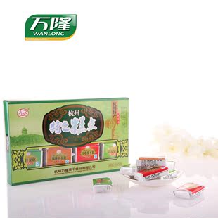 红盒装万隆杭州特色糕点四种口味组合旅游纪念品西湖景色图包邮