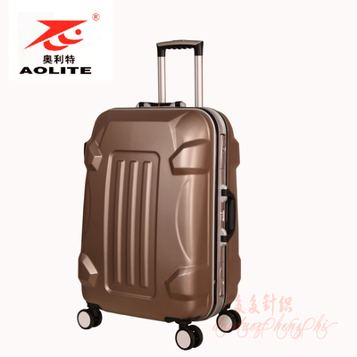 奥利特正品ABS铝框拉杆箱不变形金刚旅行箱万向轮行李箱登机箱24