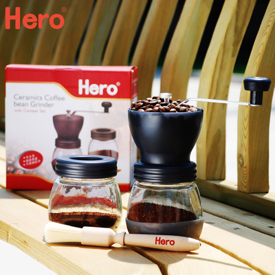 Hero 磨豆机 咖啡研磨机 手动 咖啡磨豆机 x-2c 陶瓷磨芯 磨豆机