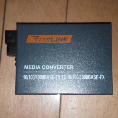 NET LINK单模单纤外电收发器 光纤收发器 单模单纤 SC接口