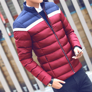 冬季韩版短款立领休闲棉衣男潮修身型棉服男装加厚保暖棉袄男外套