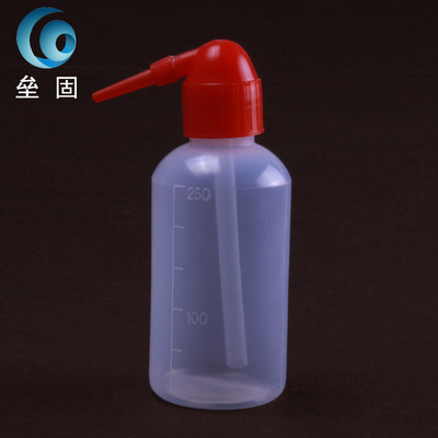 250ML红盖塑料洗瓶 塑料挤瓶  实验用品，红头洗瓶