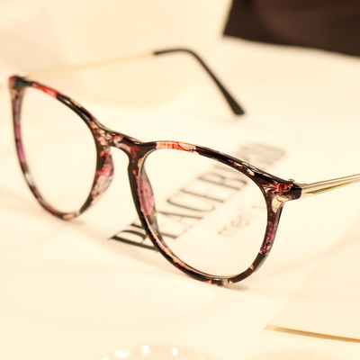 正品男女潮流时尚圆形大框平光镜电脑镜护目镜眼睛 可配近视眼镜