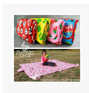 户外必备 超可爱卡通图案户外野餐垫地垫 儿童游戏毯 爬行垫子