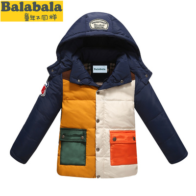 巴拉巴拉正品儿童羽绒服男童短款童装新款中小童宝宝冬装外套加厚