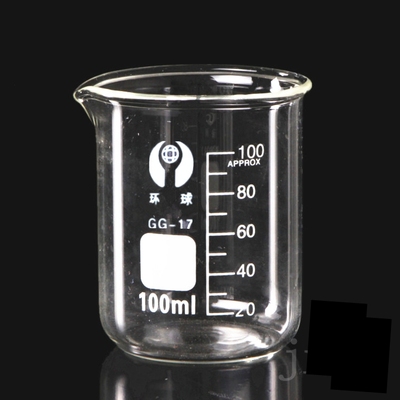 刻度烧杯 100ml玻璃烧杯 GG-17耐高温加厚玻璃 玻璃仪器