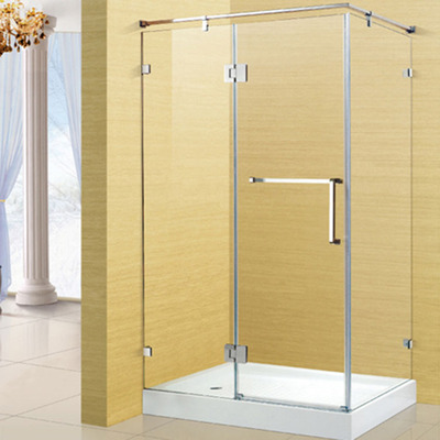 上海卫浴简易整体淋浴房长方型平开门式沐浴房钢化玻璃淋雨房定制