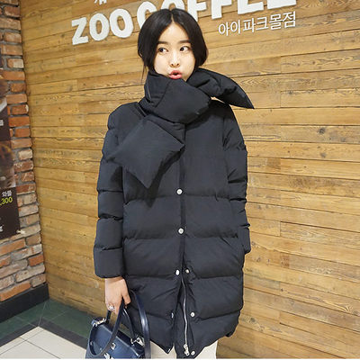 2015冬装韩国中长款羽绒棉衣外套时尚个性面包服女士加厚保暖棉袄