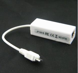 平板电脑有线上网转接头 Micro USB接口转换器通用即插即用