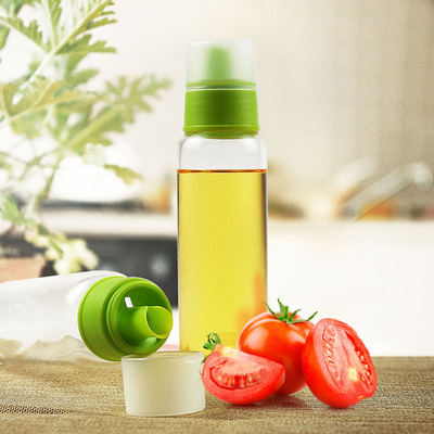 明尚德小号油瓶 玻璃瓶油壶密封调味瓶带盖酱油瓶透明厨房储油瓶