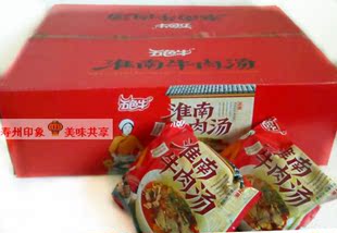 【天天特价】淮南五色牛牛肉汤 粉丝汤 丝香味 24袋/箱原味香辣味