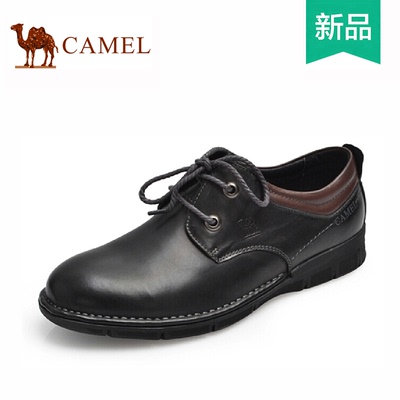 Camel骆驼男鞋 2015秋季新款商务休闲皮鞋正品真皮男单鞋A2155274