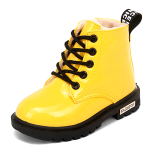 2015秋冬新款儿童马丁靴1-3-6-12岁男童鞋皮鞋女童靴子单靴宝宝鞋