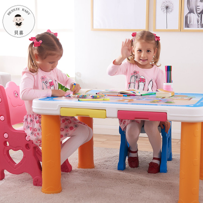 儿童成套桌椅套装幼儿园塑料小桌子长方桌写字桌宝宝学习桌子椅子