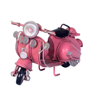 欧式mini踏板摩托车铁皮铁艺模型家居装饰品摆件闺蜜结婚礼物创意